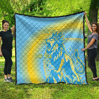 Saint Lucia Cricket Personalized Quilt The Roaring King - Wonder Print Shop