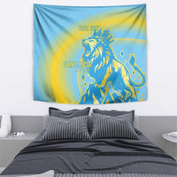 Saint Lucia Cricket Personalized Tapestry The Roaring King - Wonder Print Shop