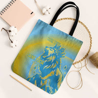Saint Lucia Cricket Personalized Tote Bag The Roaring King - Wonder Print Shop