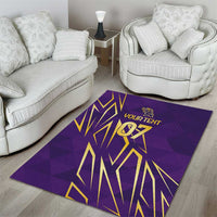 Trinbago Cricket Custom Area Rug TKR Quadruple Champion - Wonder Print Shop