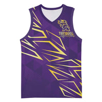 Trinbago Cricket Custom Basketball Jersey TKR Quadruple Champion - Wonder Print Shop