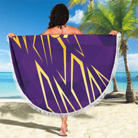Trinbago Cricket Custom Beach Blanket TKR Quadruple Champion - Wonder Print Shop