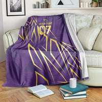 Trinbago Cricket Custom Blanket TKR Quadruple Champion - Wonder Print Shop