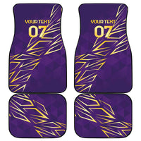 Trinbago Cricket Custom Car Mats TKR Quadruple Champion - Wonder Print Shop