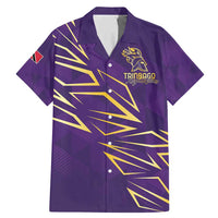 Trinbago Cricket Custom Family Matching Mermaid Dress and Hawaiian Shirt TKR Quadruple Champion - Wonder Print Shop