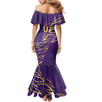 Trinbago Cricket Custom Family Matching Mermaid Dress and Hawaiian Shirt TKR Quadruple Champion - Wonder Print Shop