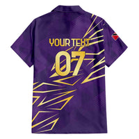 Trinbago Cricket Custom Family Matching Short Sleeve Bodycon Dress and Hawaiian Shirt TKR Quadruple Champion - Wonder Print Shop