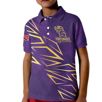 Trinbago Cricket Custom Kid Polo Shirt TKR Quadruple Champion - Wonder Print Shop
