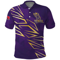 Trinbago Cricket Custom Polo Shirt TKR Quadruple Champion - Wonder Print Shop