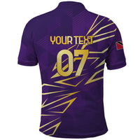 Trinbago Cricket Custom Polo Shirt TKR Quadruple Champion - Wonder Print Shop