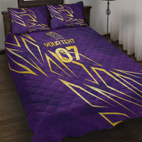 Trinbago Cricket Custom Quilt Bed Set TKR Quadruple Champion - Wonder Print Shop