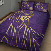 Trinbago Cricket Custom Quilt Bed Set TKR Quadruple Champion - Wonder Print Shop