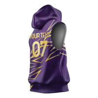 Trinbago Cricket Custom Sleeveless Hoodie TKR Quadruple Champion - Wonder Print Shop