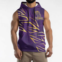 Trinbago Cricket Custom Sleeveless Hoodie TKR Quadruple Champion - Wonder Print Shop