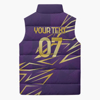 Trinbago Cricket Custom Sleeveless Puffer Jacket TKR Quadruple Champion - Wonder Print Shop
