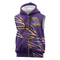Trinbago Cricket Custom Sleeveless Zip Hoodie TKR Quadruple Champion - Wonder Print Shop