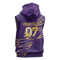 Trinbago Cricket Custom Sleeveless Zip Hoodie TKR Quadruple Champion - Wonder Print Shop