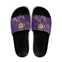 Trinbago Cricket Custom Slide Sandals TKR Quadruple Champion - Wonder Print Shop