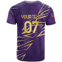 Trinbago Cricket Custom T Shirt TKR Quadruple Champion - Wonder Print Shop