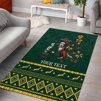 Personalised South Africa Christmas Area Rug Bokke Merry Braai-mas LT7 - Wonder Print Shop