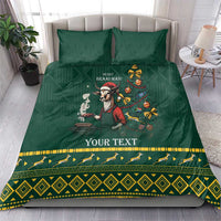 Personalised South Africa Christmas Bedding Set Bokke Merry Braai-mas LT7 - Wonder Print Shop
