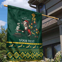 Personalised South Africa Christmas Garden Flag Bokke Merry Braai-mas - Wonder Print Shop