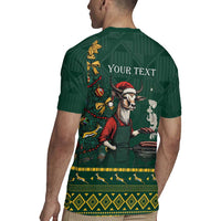 Personalised South Africa Christmas Rugby Jersey Bokke Merry Braai-mas - Wonder Print Shop