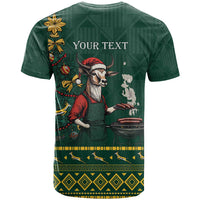 Personalised South Africa Christmas T Shirt Bokke Merry Braai-mas - Wonder Print Shop