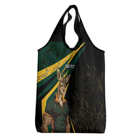 South Africa Personalised Grocery Bag Springbok Mascot Dynamic