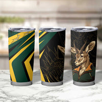 South Africa Tumbler Cup Springbok Mascot Dynamic - Wonder Print Shop