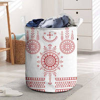 Croatia Sicanje Tattoo Kolo Inspired Laundry Basket - Wonder Print Shop