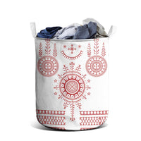 Croatia Sicanje Tattoo Kolo Inspired Laundry Basket - Wonder Print Shop