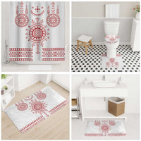 Croatia Sicanje Tattoo Kolo Inspired Bathroom Set - Wonder Print Shop