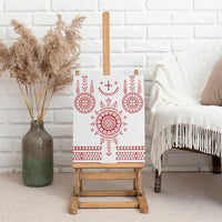 Croatia Sicanje Tattoo Kolo Inspired Canvas Wall Art - Wonder Print Shop