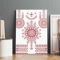 Croatia Sicanje Tattoo Kolo Inspired Canvas Wall Art - Wonder Print Shop