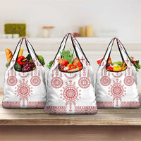 Croatia Sicanje Tattoo Kolo Inspired Grocery Bag - Wonder Print Shop