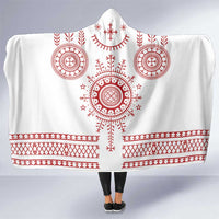Croatia Sicanje Tattoo Kolo Inspired Hooded Blanket - Wonder Print Shop