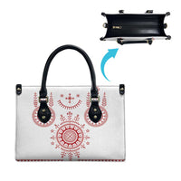 Croatia Sicanje Tattoo Kolo Inspired Leather Bag - Wonder Print Shop
