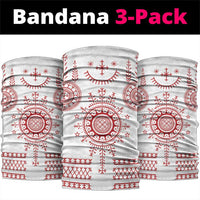 Croatia Sicanje Tattoo Kolo Inspired Neck Gaiter - Wonder Print Shop