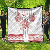 Croatia Sicanje Tattoo Kolo Inspired Quilt - Wonder Print Shop