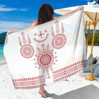 Croatia Sicanje Tattoo Kolo Inspired Sarong - Wonder Print Shop