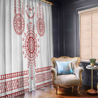 Croatia Sicanje Tattoo Kolo Inspired Window Curtain - Wonder Print Shop