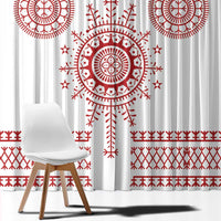 Croatia Sicanje Tattoo Kolo Inspired Window Curtain - Wonder Print Shop