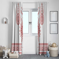 Croatia Sicanje Tattoo Kolo Inspired Window Curtain - Wonder Print Shop
