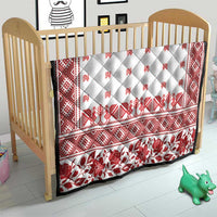 Antique Croatia Folk Embroidery Inspired Pattern Quilt Roses and Peacocks - Wonder Print Shop