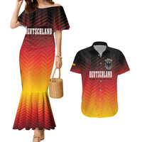 Germany Football Couples Matching Mermaid Dress and Hawaiian Shirt Nationalelf Dynamic LT7 - Wonder Print Shop