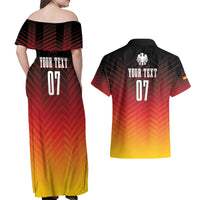 Germany Football Couples Matching Off Shoulder Maxi Dress and Hawaiian Shirt Nationalelf Dynamic LT7 - Wonder Print Shop