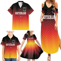 Germany Football Family Matching Summer Maxi Dress and Hawaiian Shirt Nationalelf Dynamic - Wonder Print Shop