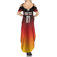 Germany Football Summer Maxi Dress Nationalelf Dynamic - Wonder Print Shop