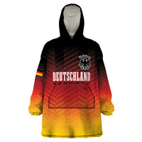 Germany Football Wearable Blanket Hoodie Nationalelf Dynamic - Wonder Print Shop